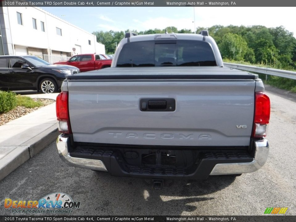 2018 Toyota Tacoma TRD Sport Double Cab 4x4 Cement / Graphite w/Gun Metal Photo #17
