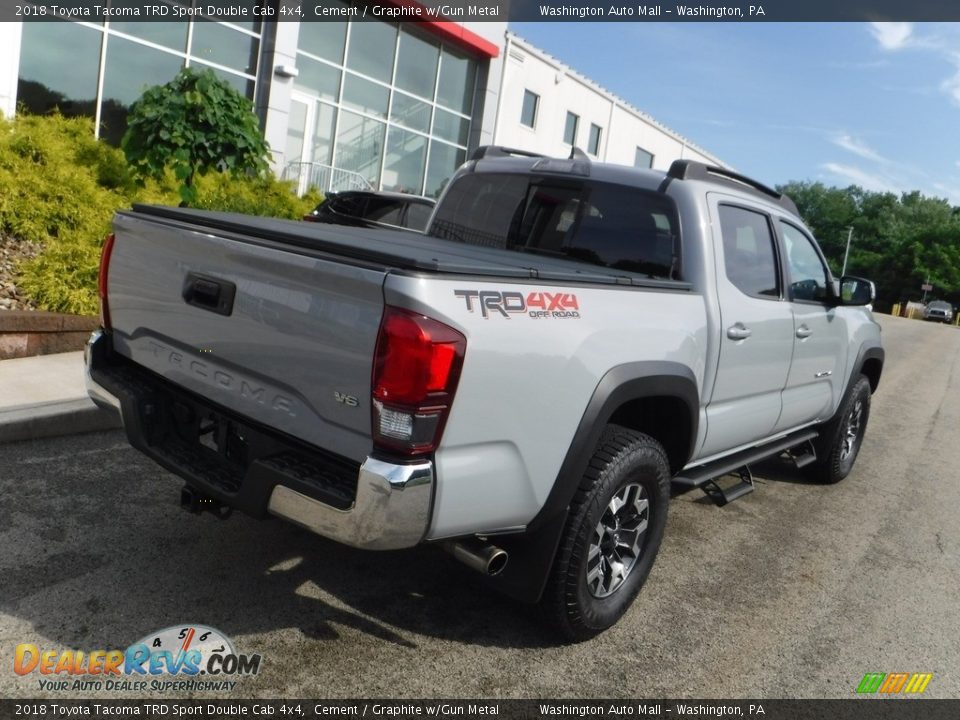 2018 Toyota Tacoma TRD Sport Double Cab 4x4 Cement / Graphite w/Gun Metal Photo #18