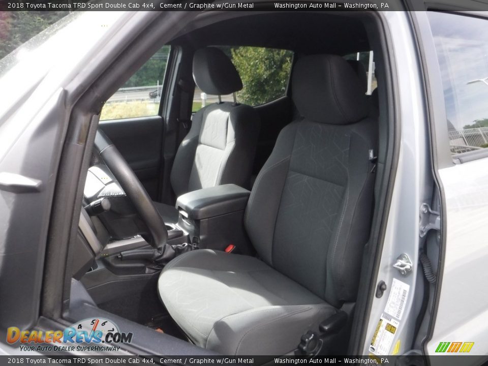 2018 Toyota Tacoma TRD Sport Double Cab 4x4 Cement / Graphite w/Gun Metal Photo #23
