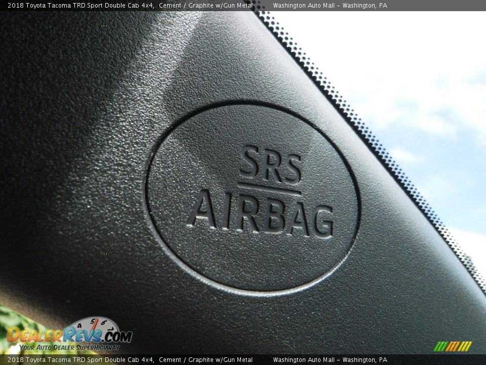 2018 Toyota Tacoma TRD Sport Double Cab 4x4 Cement / Graphite w/Gun Metal Photo #25