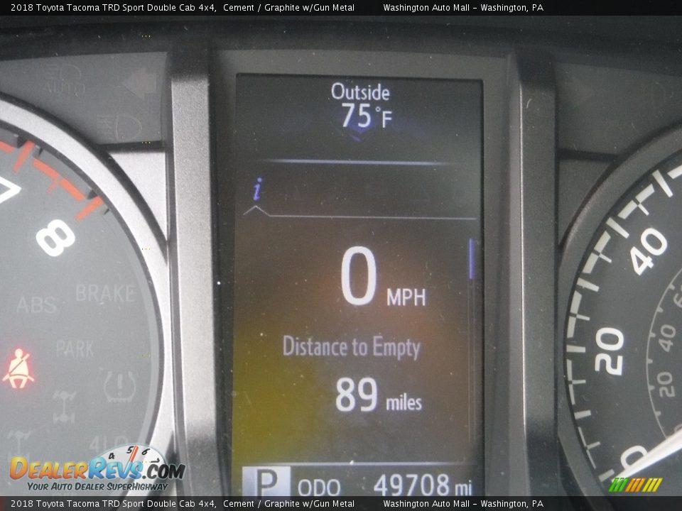 2018 Toyota Tacoma TRD Sport Double Cab 4x4 Cement / Graphite w/Gun Metal Photo #33