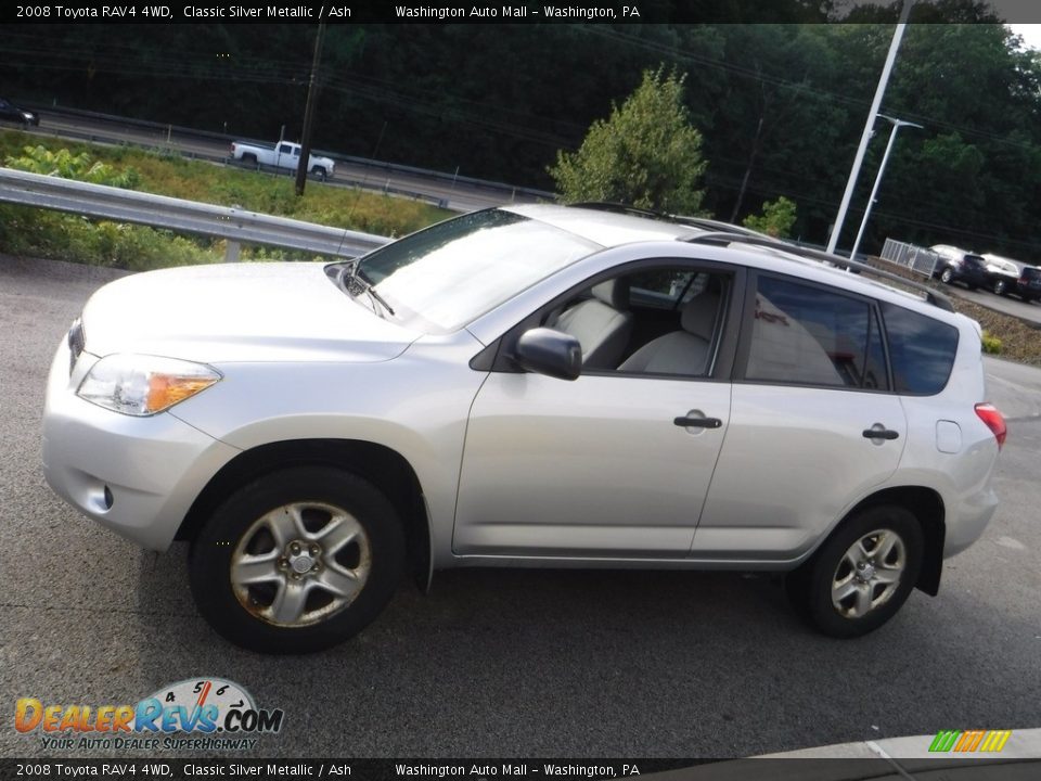 2008 Toyota RAV4 4WD Classic Silver Metallic / Ash Photo #9