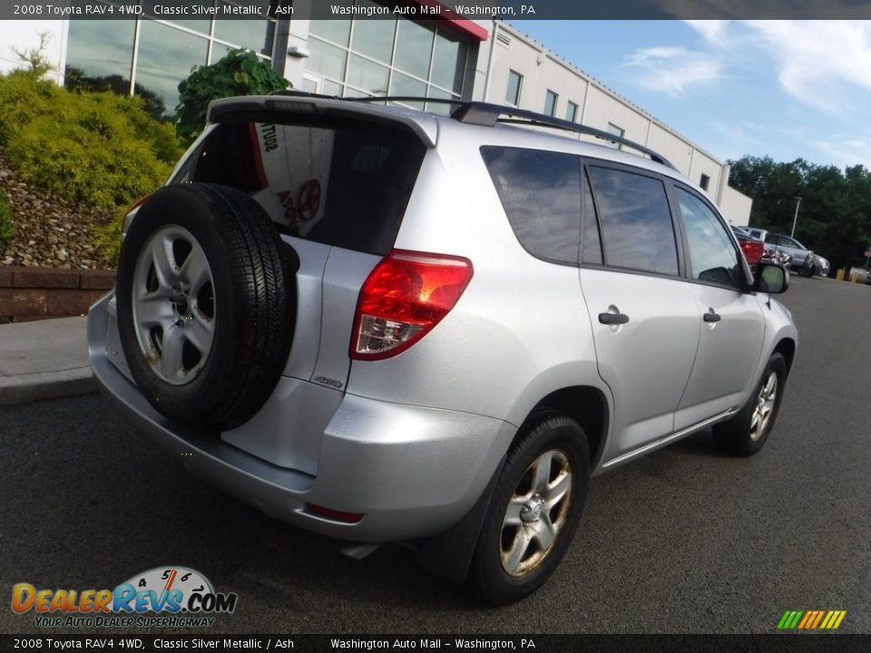 2008 Toyota RAV4 4WD Classic Silver Metallic / Ash Photo #12