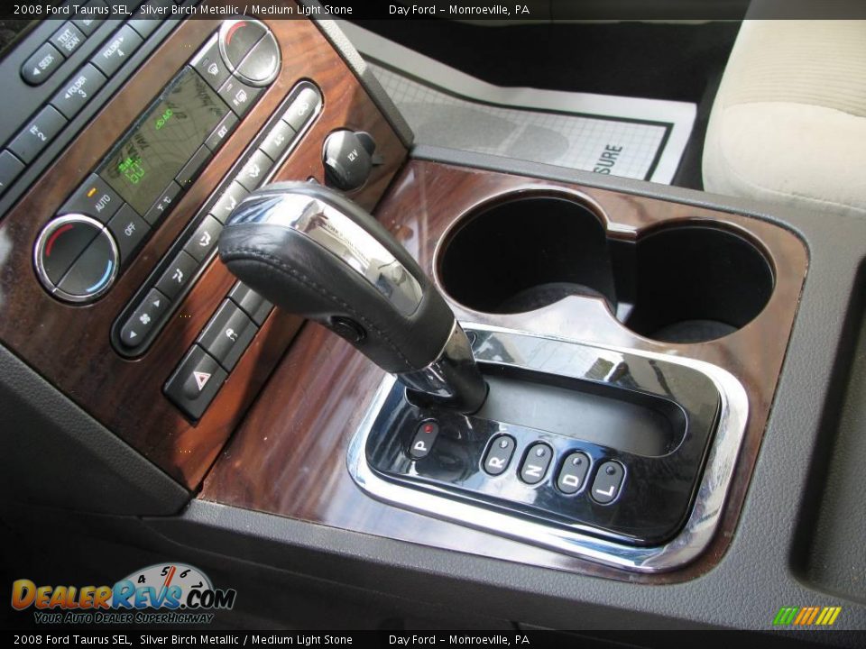 2008 Ford Taurus SEL Silver Birch Metallic / Medium Light Stone Photo #9