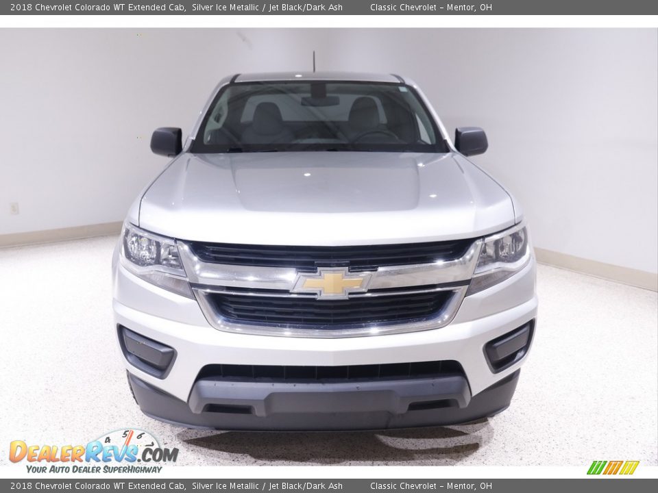 2018 Chevrolet Colorado WT Extended Cab Silver Ice Metallic / Jet Black/Dark Ash Photo #2