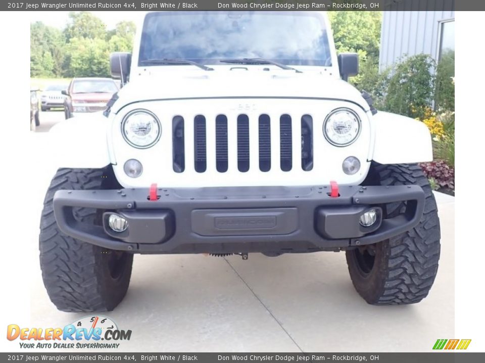 2017 Jeep Wrangler Unlimited Rubicon 4x4 Bright White / Black Photo #3