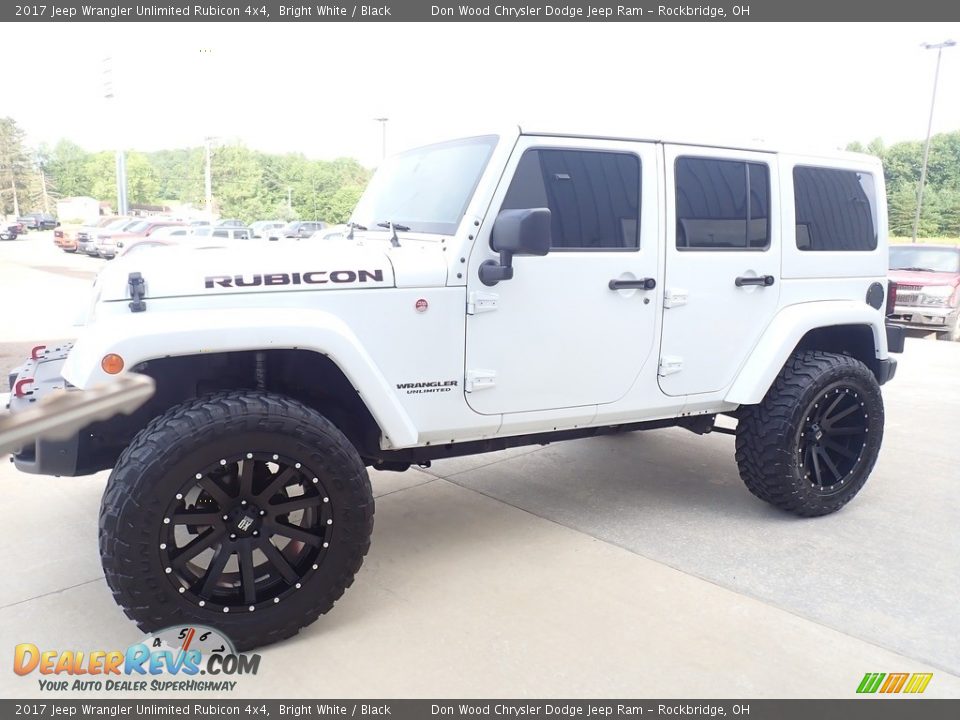 2017 Jeep Wrangler Unlimited Rubicon 4x4 Bright White / Black Photo #5