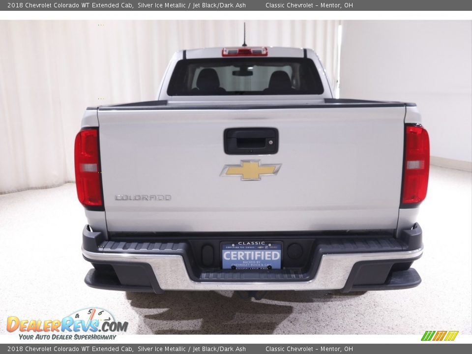 2018 Chevrolet Colorado WT Extended Cab Silver Ice Metallic / Jet Black/Dark Ash Photo #15