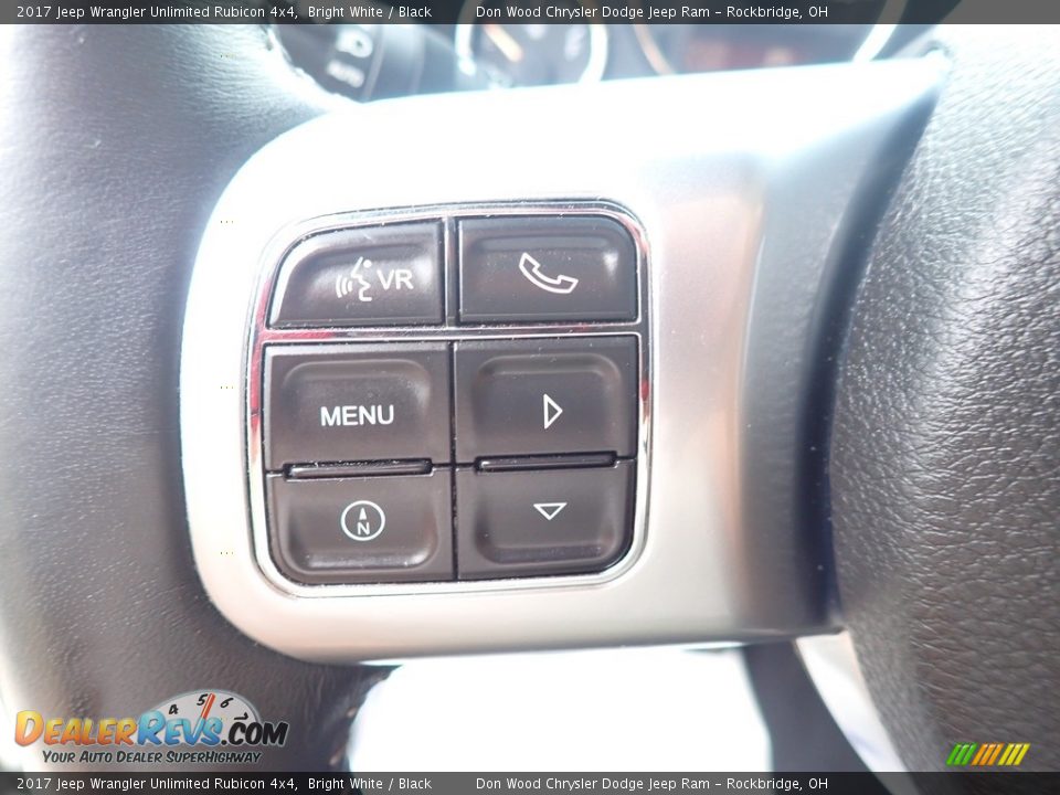 2017 Jeep Wrangler Unlimited Rubicon 4x4 Bright White / Black Photo #20