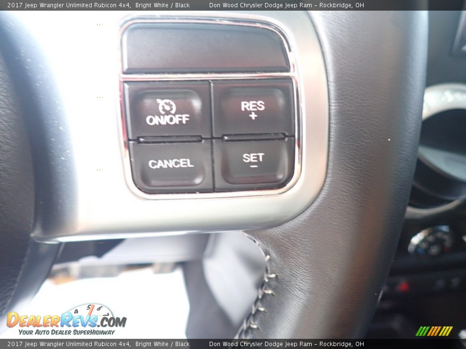 2017 Jeep Wrangler Unlimited Rubicon 4x4 Bright White / Black Photo #21