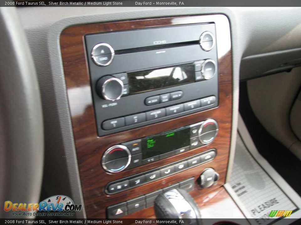 2008 Ford Taurus SEL Silver Birch Metallic / Medium Light Stone Photo #10