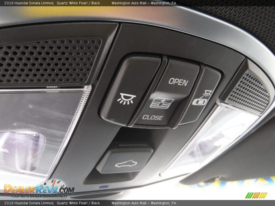 2019 Hyundai Sonata Limited Quartz White Pearl / Black Photo #20