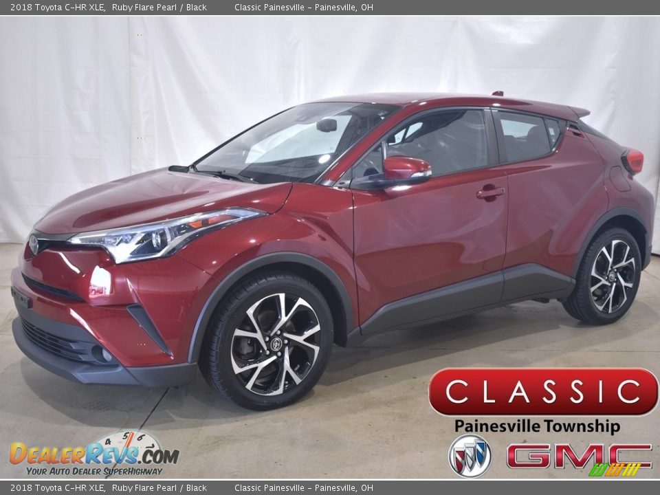 2018 Toyota C-HR XLE Ruby Flare Pearl / Black Photo #1