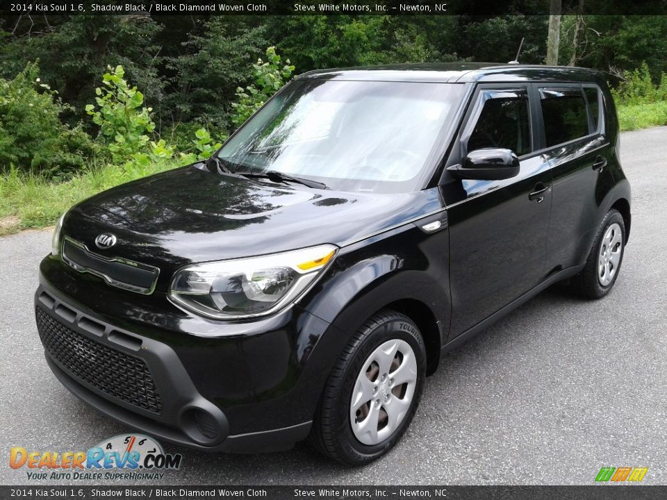 2014 Kia Soul 1.6 Shadow Black / Black Diamond Woven Cloth Photo #2