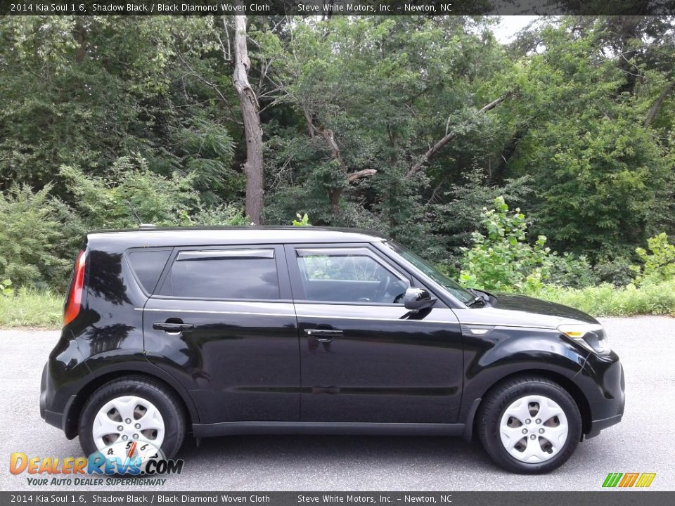 2014 Kia Soul 1.6 Shadow Black / Black Diamond Woven Cloth Photo #6