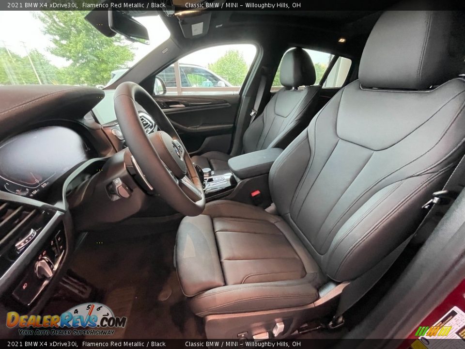 Front Seat of 2021 BMW X4 xDrive30i Photo #4