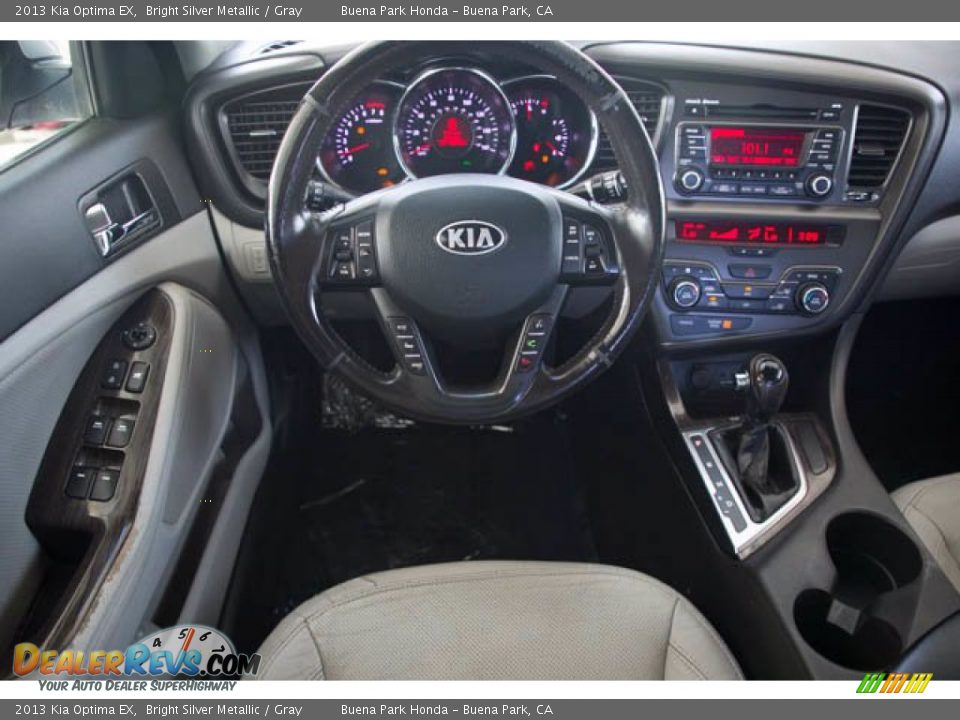 2013 Kia Optima EX Bright Silver Metallic / Gray Photo #5