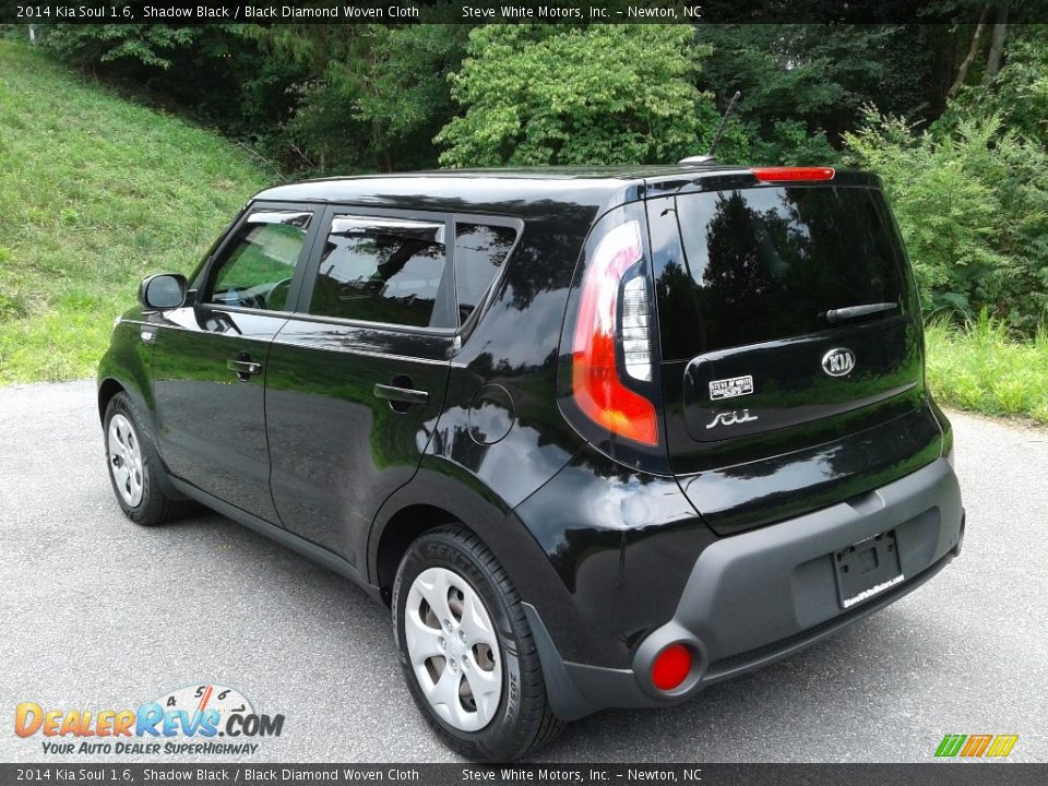 2014 Kia Soul 1.6 Shadow Black / Black Diamond Woven Cloth Photo #10