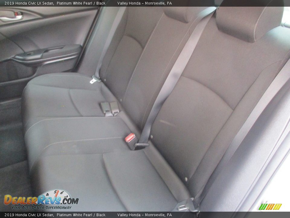 2019 Honda Civic LX Sedan Platinum White Pearl / Black Photo #12