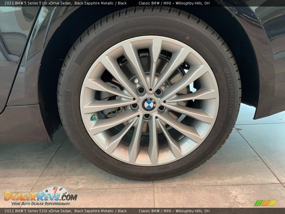 2021 BMW 5 Series 530i xDrive Sedan Black Sapphire Metallic / Black Photo #3