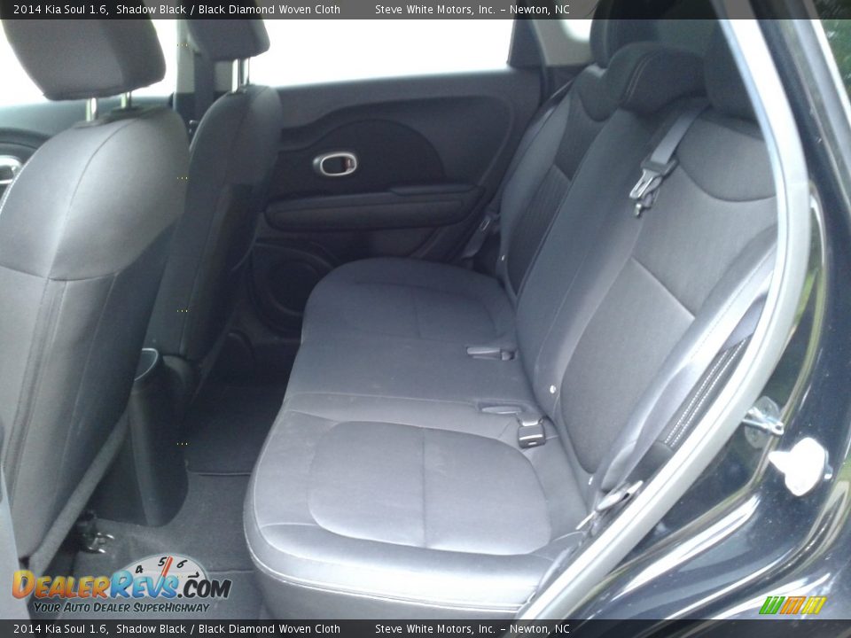 2014 Kia Soul 1.6 Shadow Black / Black Diamond Woven Cloth Photo #14