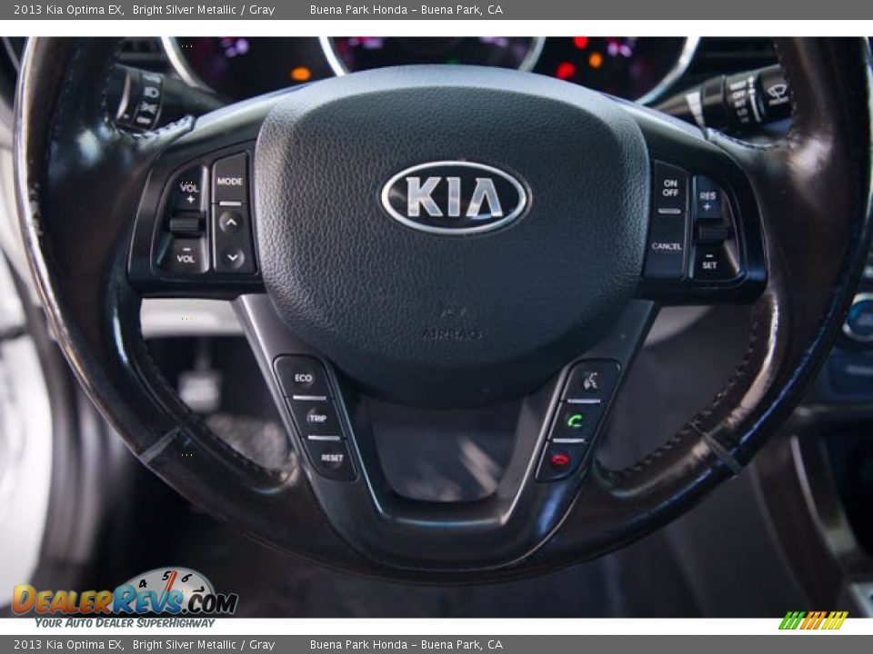 2013 Kia Optima EX Bright Silver Metallic / Gray Photo #13