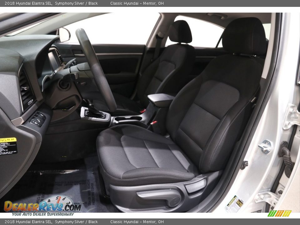 2018 Hyundai Elantra SEL Symphony Silver / Black Photo #5