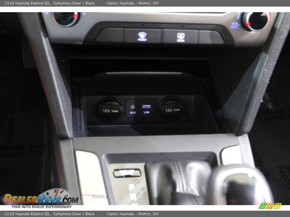 2018 Hyundai Elantra SEL Symphony Silver / Black Photo #13