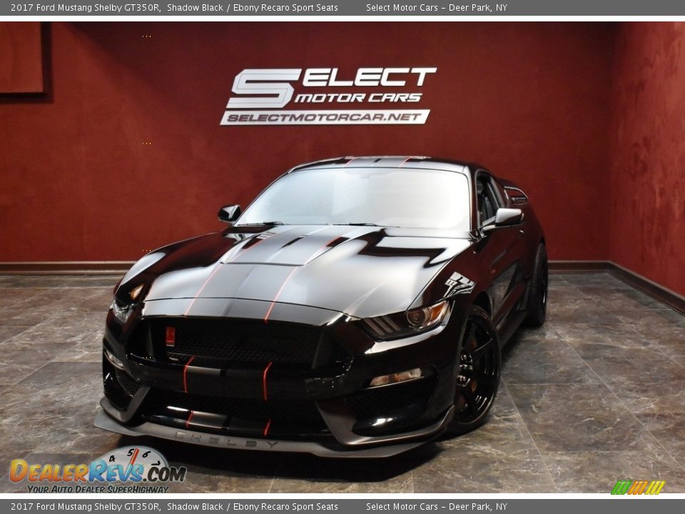 2017 Ford Mustang Shelby GT350R Shadow Black / Ebony Recaro Sport Seats Photo #1