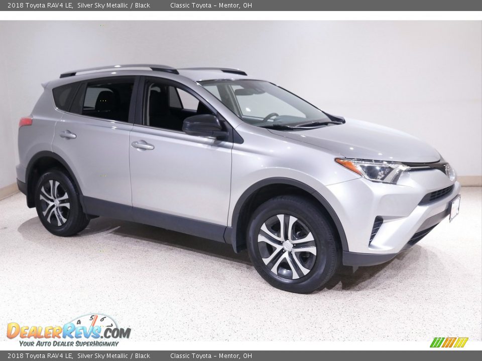 2018 Toyota RAV4 LE Silver Sky Metallic / Black Photo #1