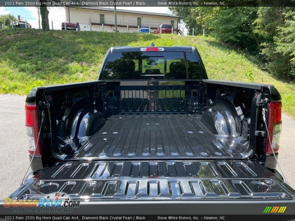 2021 Ram 1500 Big Horn Quad Cab 4x4 Diamond Black Crystal Pearl / Black Photo #8