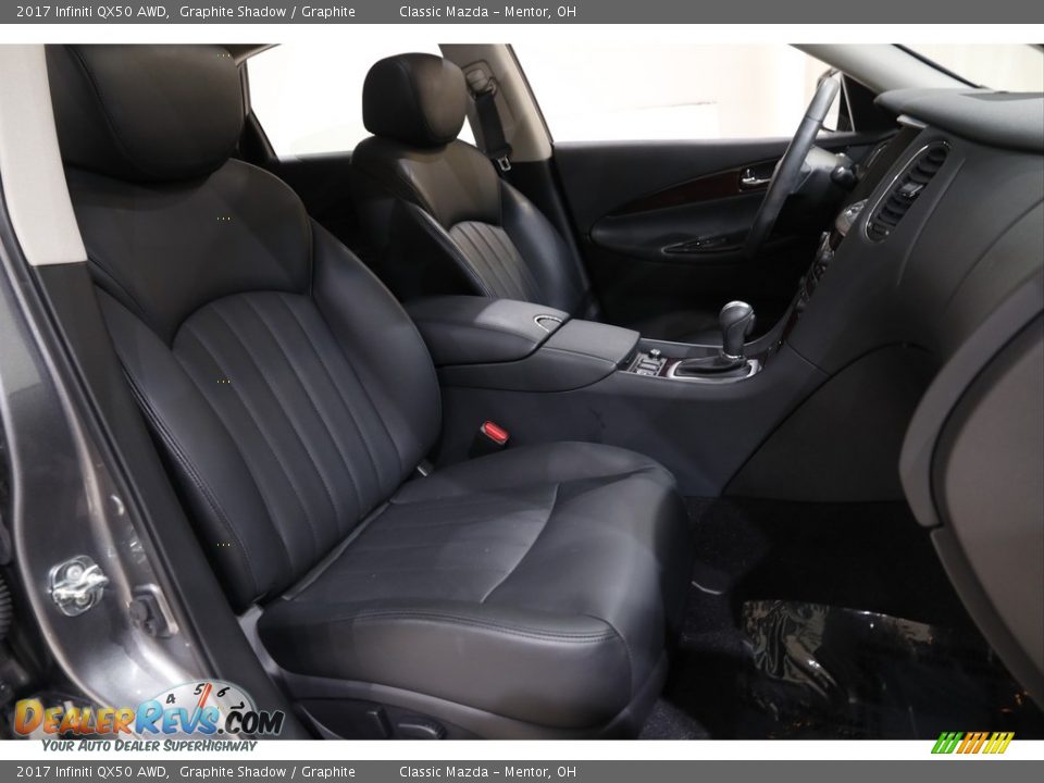 Graphite Interior - 2017 Infiniti QX50 AWD Photo #17