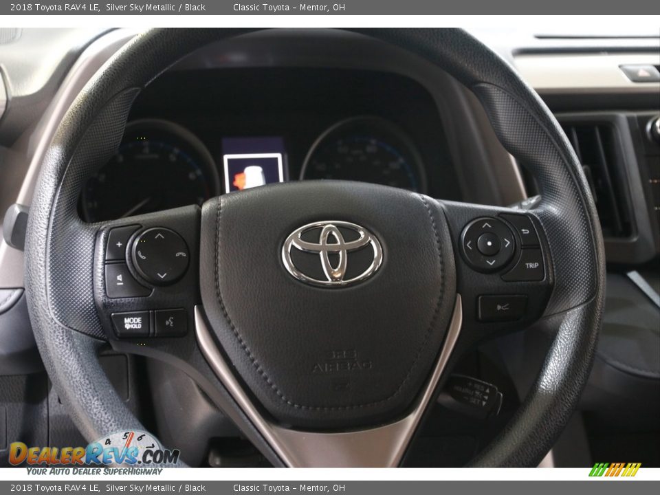 2018 Toyota RAV4 LE Silver Sky Metallic / Black Photo #7
