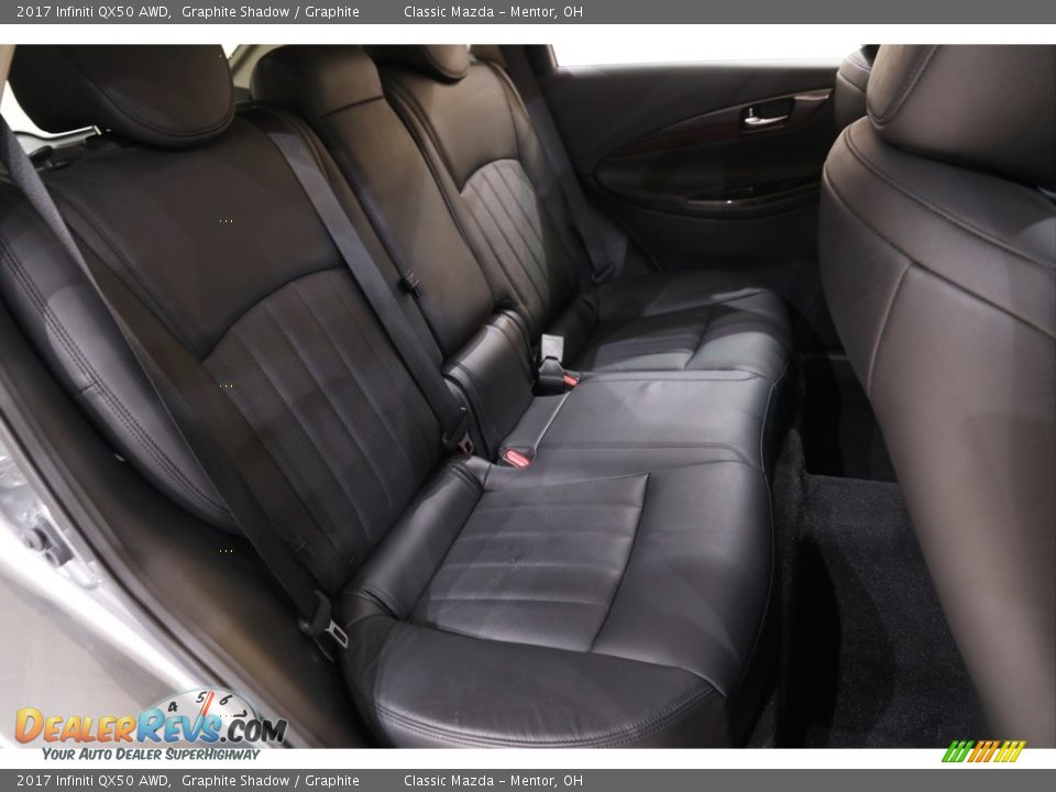 Rear Seat of 2017 Infiniti QX50 AWD Photo #18