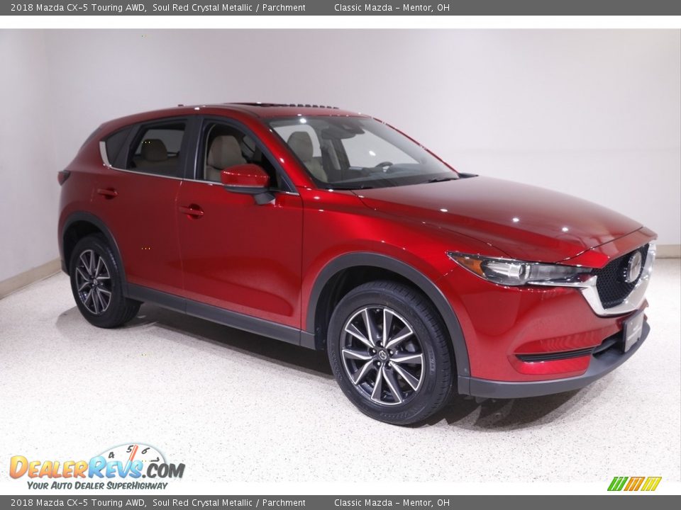 2018 Mazda CX-5 Touring AWD Soul Red Crystal Metallic / Parchment Photo #1