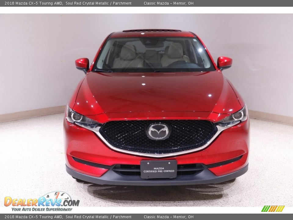 2018 Mazda CX-5 Touring AWD Soul Red Crystal Metallic / Parchment Photo #2