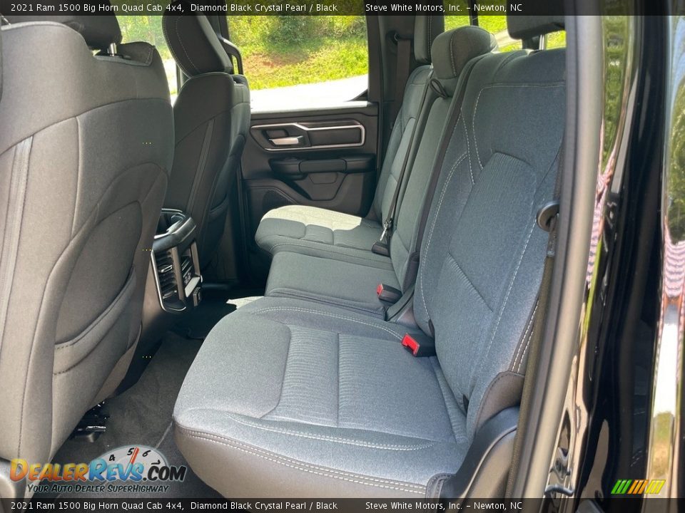 Rear Seat of 2021 Ram 1500 Big Horn Quad Cab 4x4 Photo #14