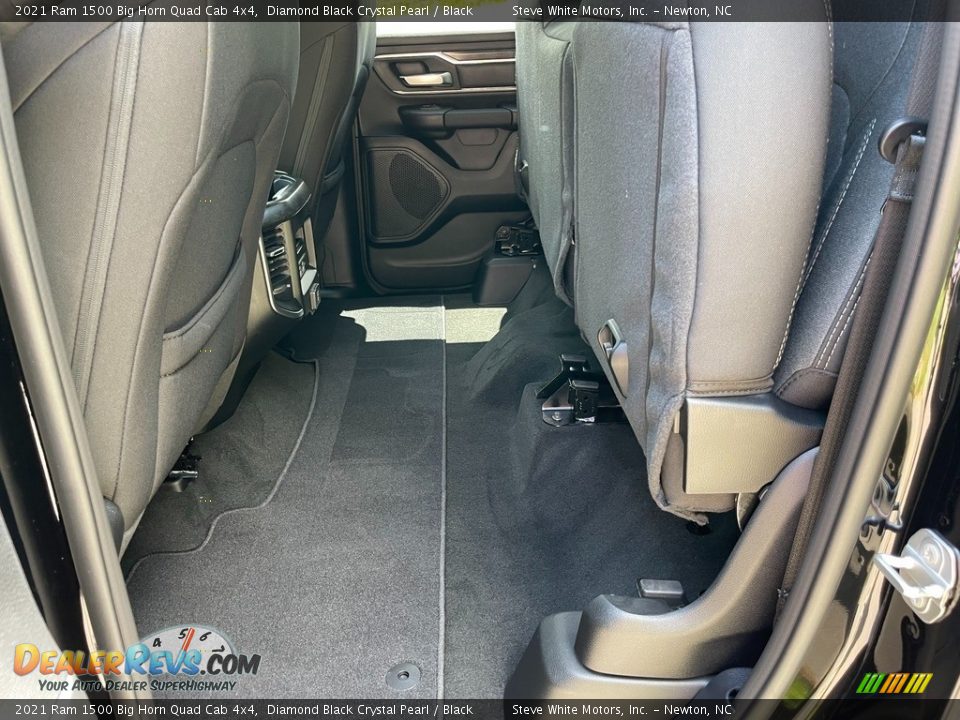 2021 Ram 1500 Big Horn Quad Cab 4x4 Diamond Black Crystal Pearl / Black Photo #15