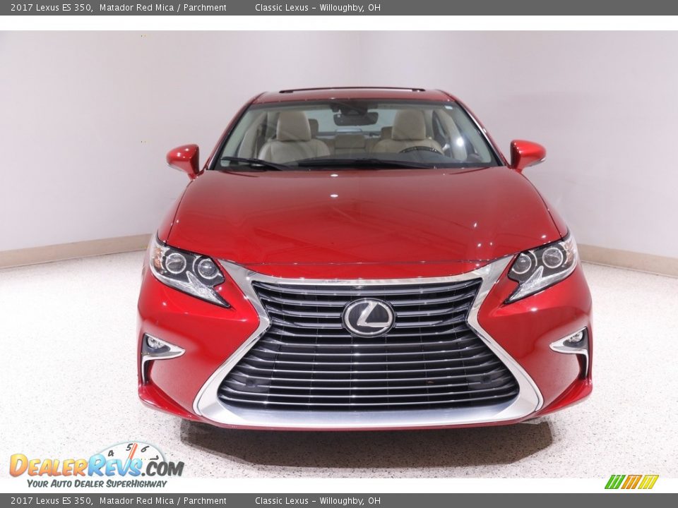 2017 Lexus ES 350 Matador Red Mica / Parchment Photo #2