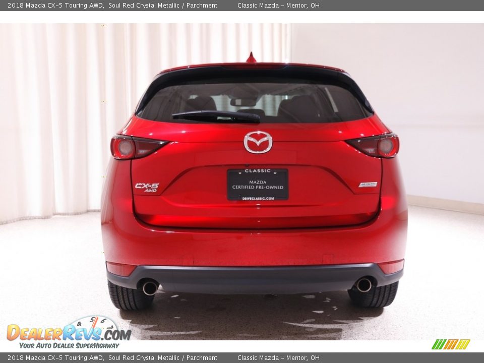 2018 Mazda CX-5 Touring AWD Soul Red Crystal Metallic / Parchment Photo #17