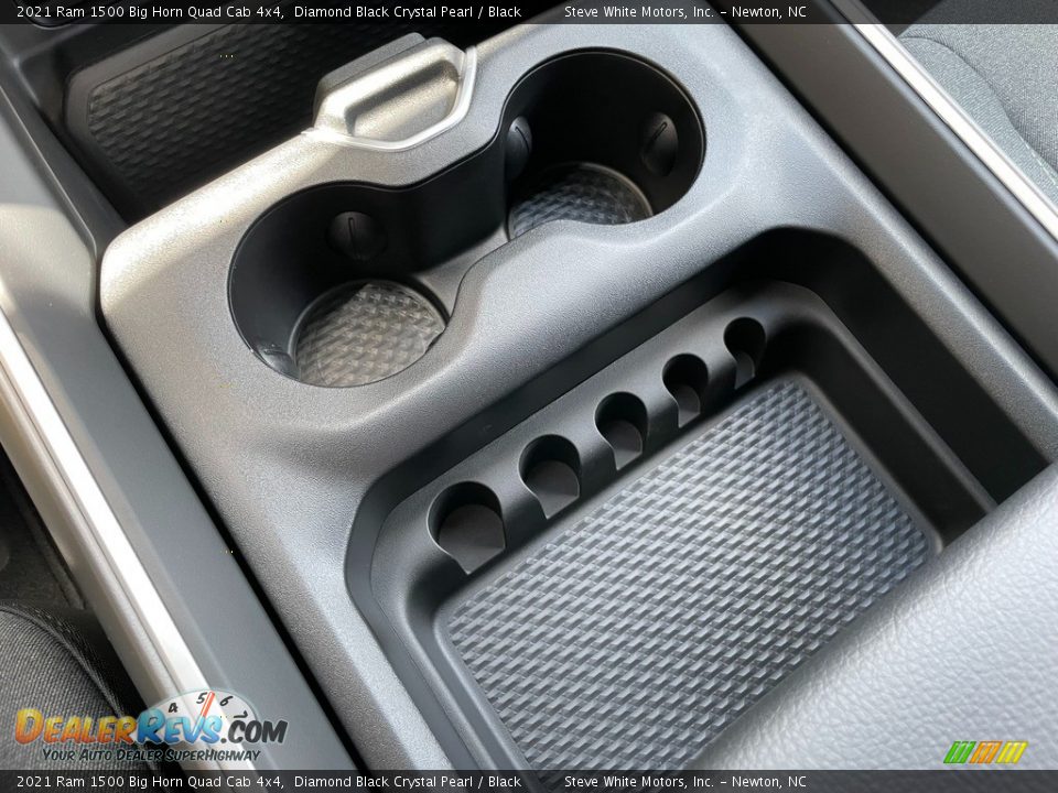 2021 Ram 1500 Big Horn Quad Cab 4x4 Diamond Black Crystal Pearl / Black Photo #29