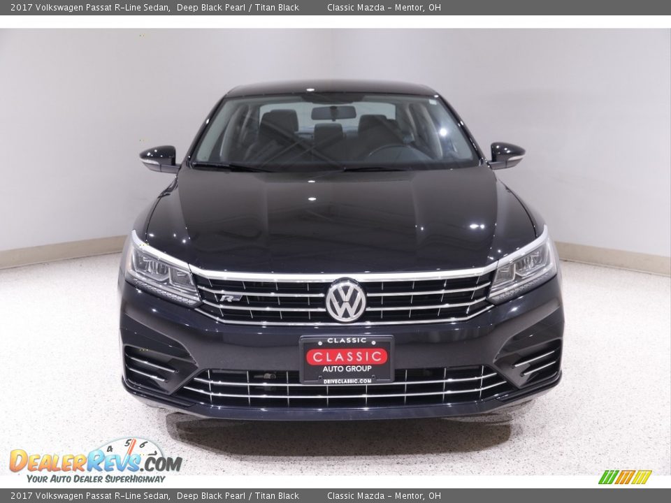 2017 Volkswagen Passat R-Line Sedan Deep Black Pearl / Titan Black Photo #2