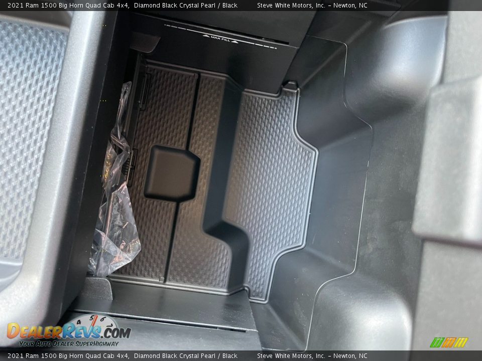 2021 Ram 1500 Big Horn Quad Cab 4x4 Diamond Black Crystal Pearl / Black Photo #30
