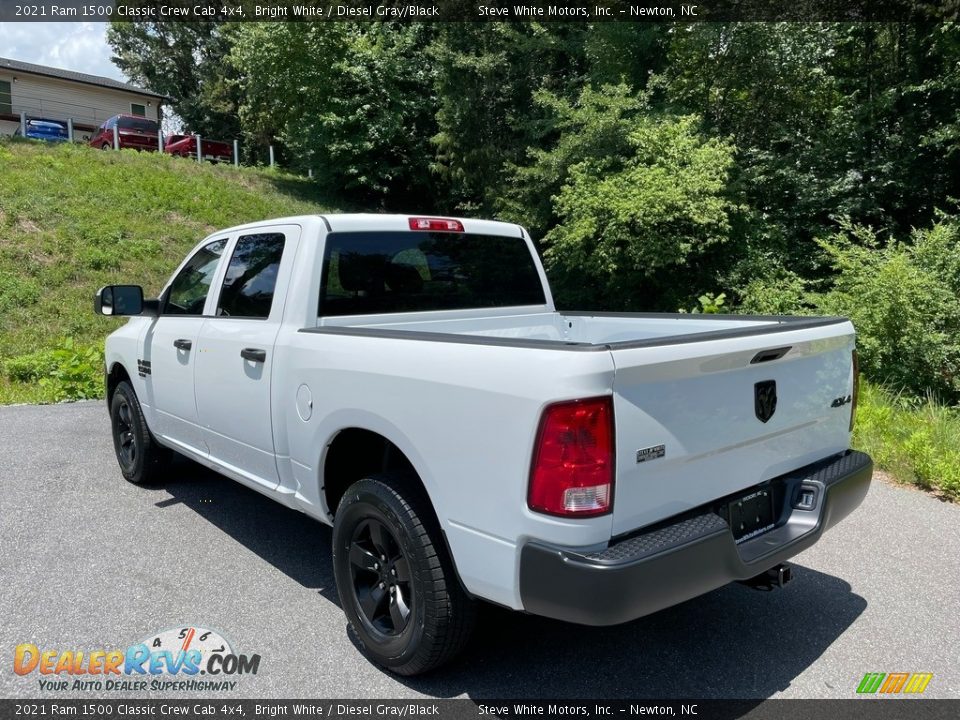 2021 Ram 1500 Classic Crew Cab 4x4 Bright White / Diesel Gray/Black Photo #9