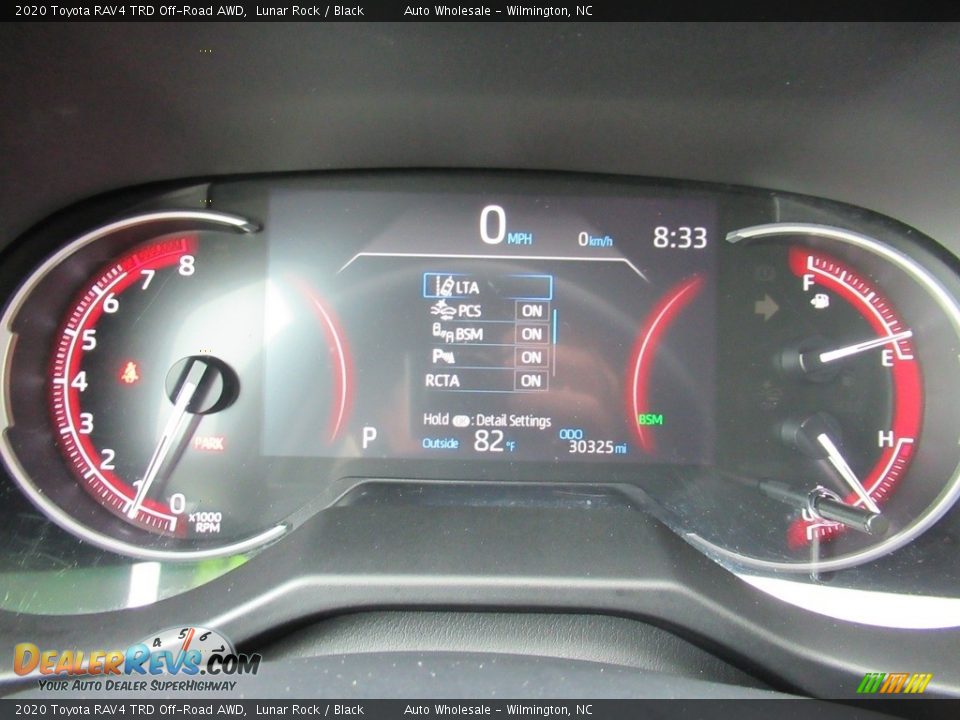 2020 Toyota RAV4 TRD Off-Road AWD Lunar Rock / Black Photo #16