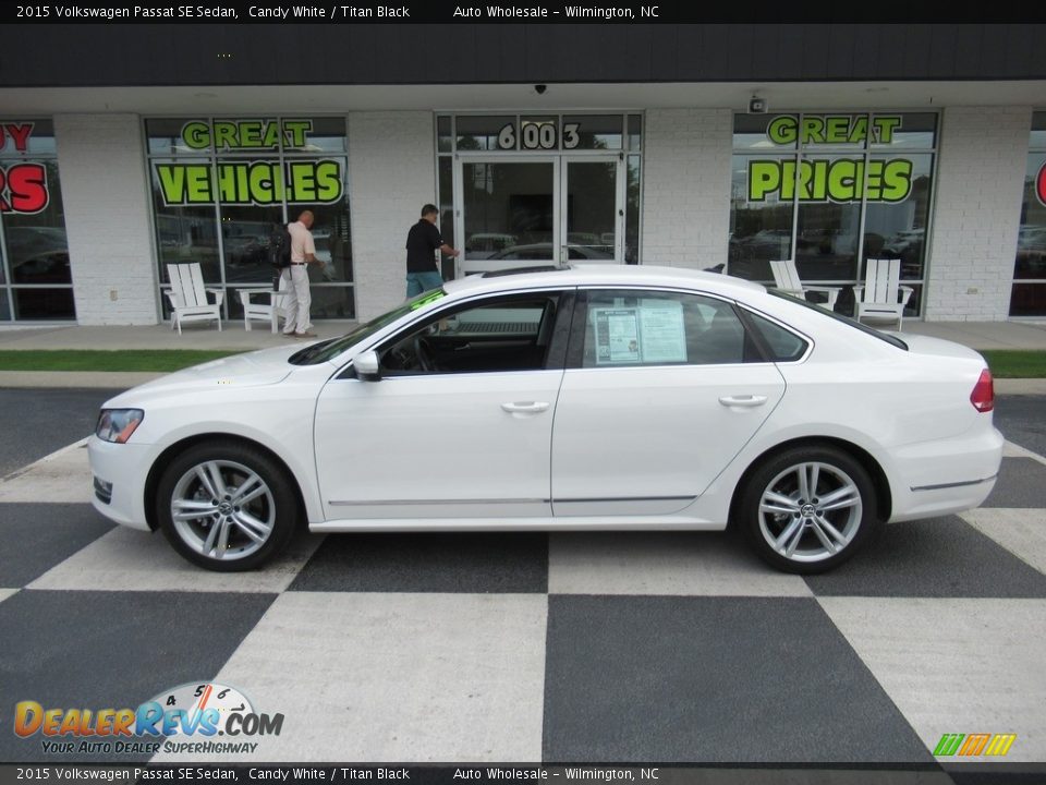 2015 Volkswagen Passat SE Sedan Candy White / Titan Black Photo #1