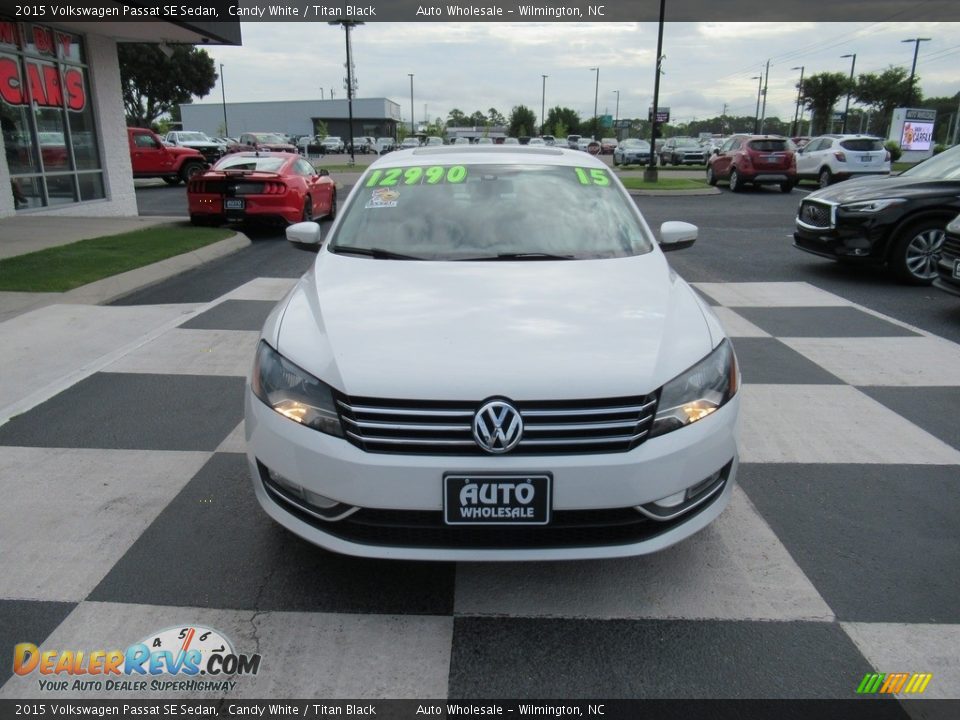 2015 Volkswagen Passat SE Sedan Candy White / Titan Black Photo #2