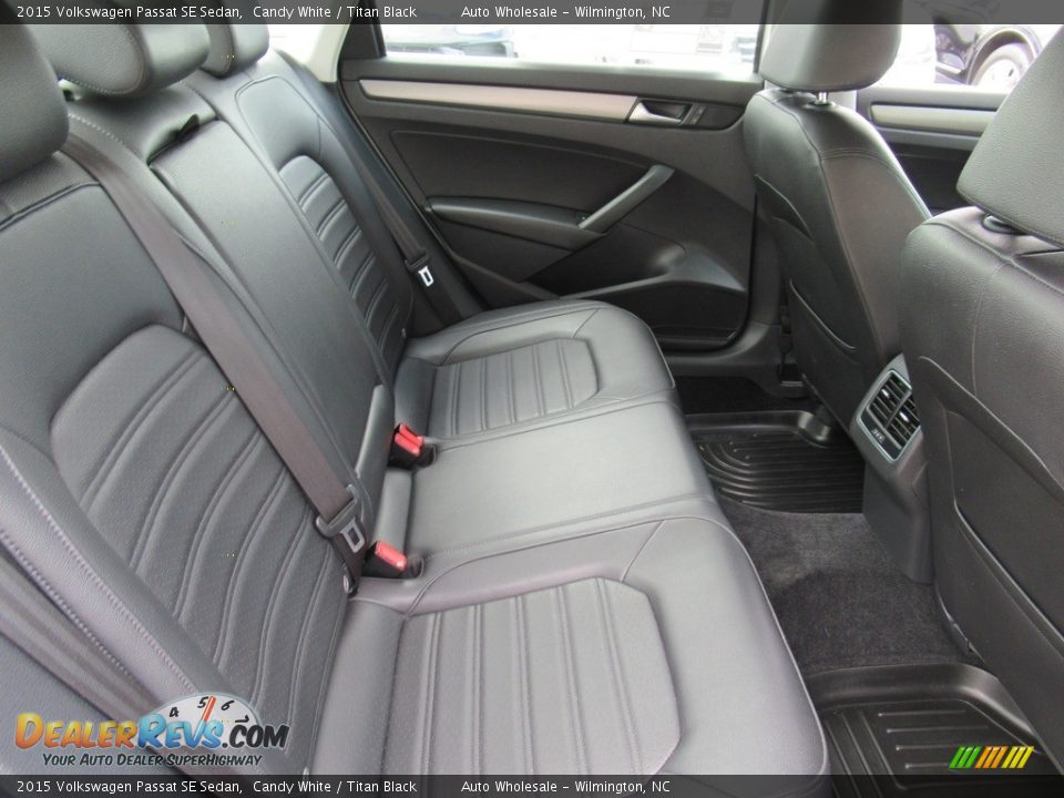 Rear Seat of 2015 Volkswagen Passat SE Sedan Photo #14