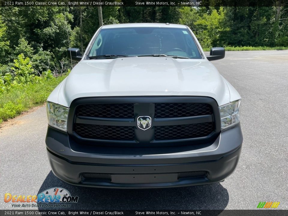 2021 Ram 1500 Classic Crew Cab Bright White / Diesel Gray/Black Photo #3