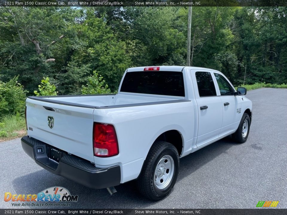 2021 Ram 1500 Classic Crew Cab Bright White / Diesel Gray/Black Photo #6